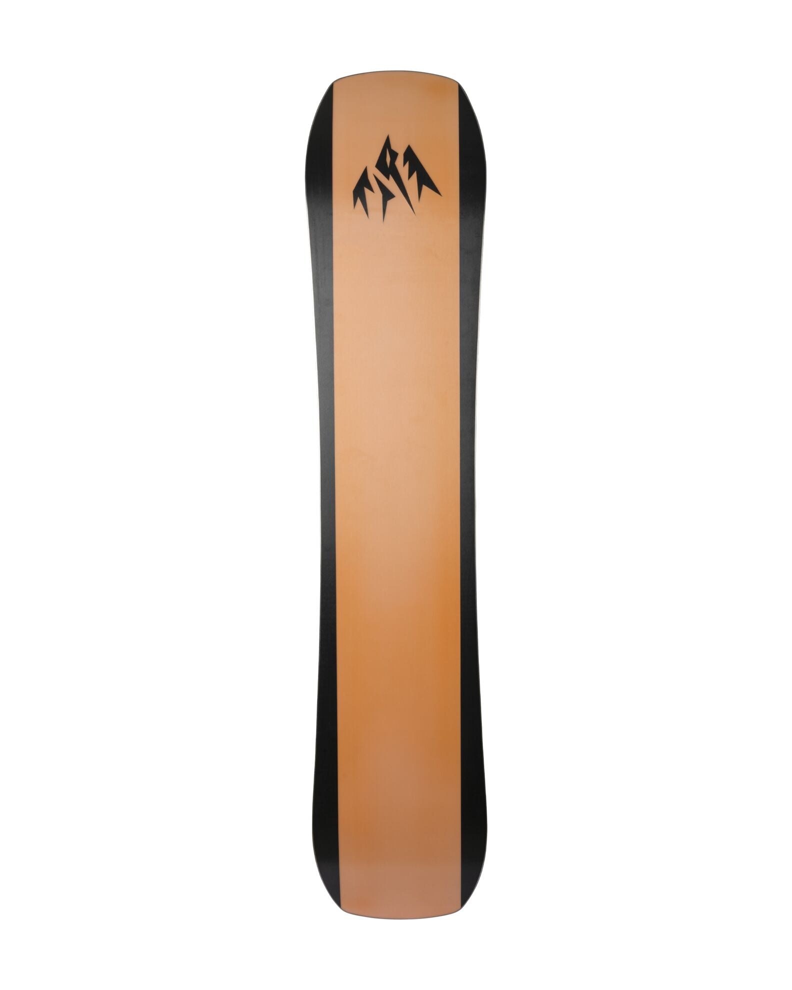 Jones Mountain Twin Junior snowboard with Milosport base, designed for young riders, showcasing a sleek snowboarding design.