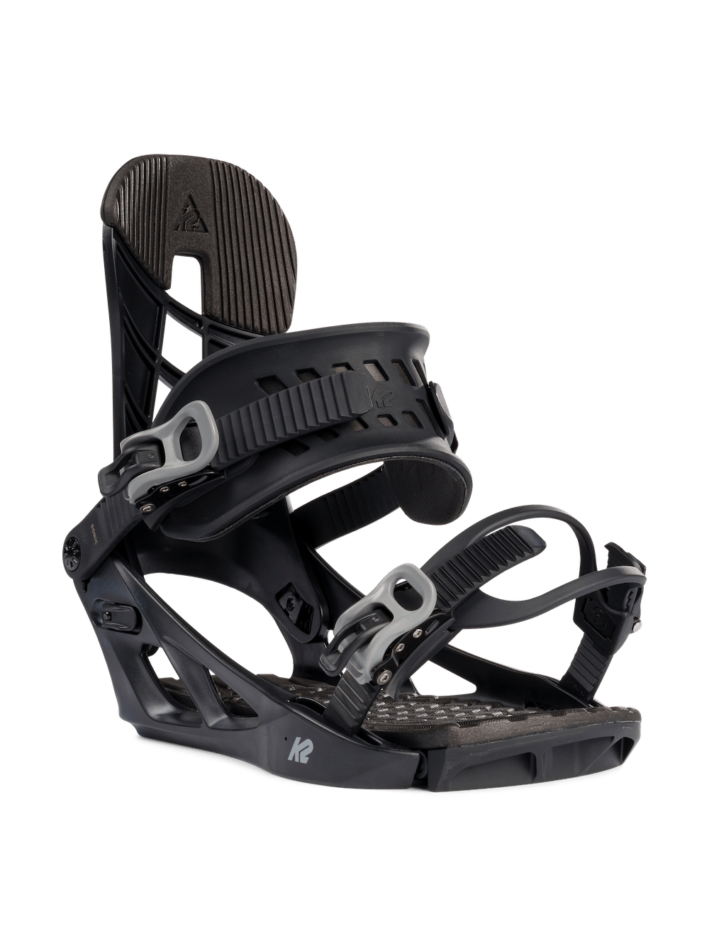 K2 Sonic Snowboard Bindings in Black 2024 - M I L O S P O R T