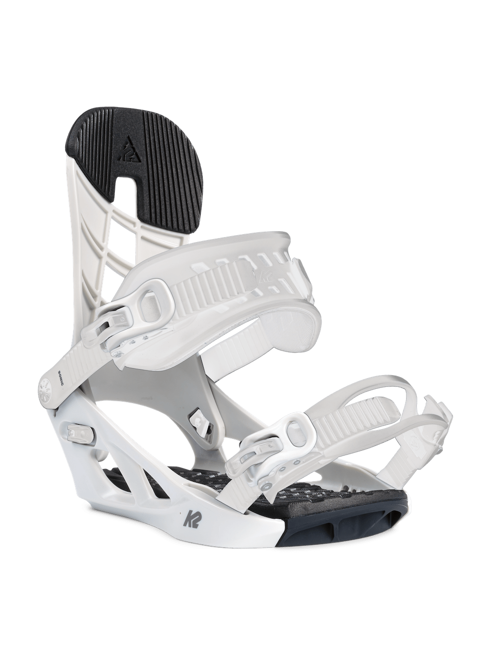 K2 Sonic Snowboard Bindings in White 2024 - M I L O S P O R T