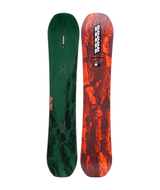 K2 Manifest snowboard 2027, winter snowboarding gear, showing detailed view of the K2 snowboard with graphic design