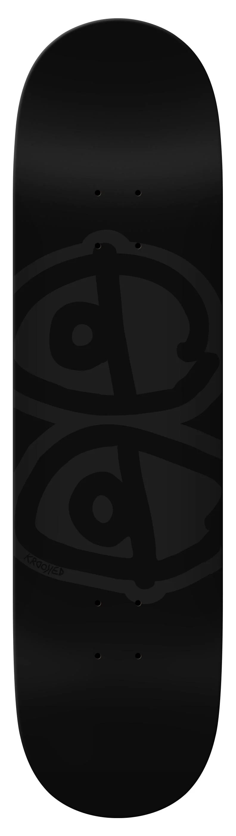 Krooked Team Eyes Black Skatedeck in 8.5