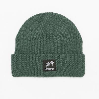 Autumn Label Beanie in Work Green 2024 - M I L O S P O R T