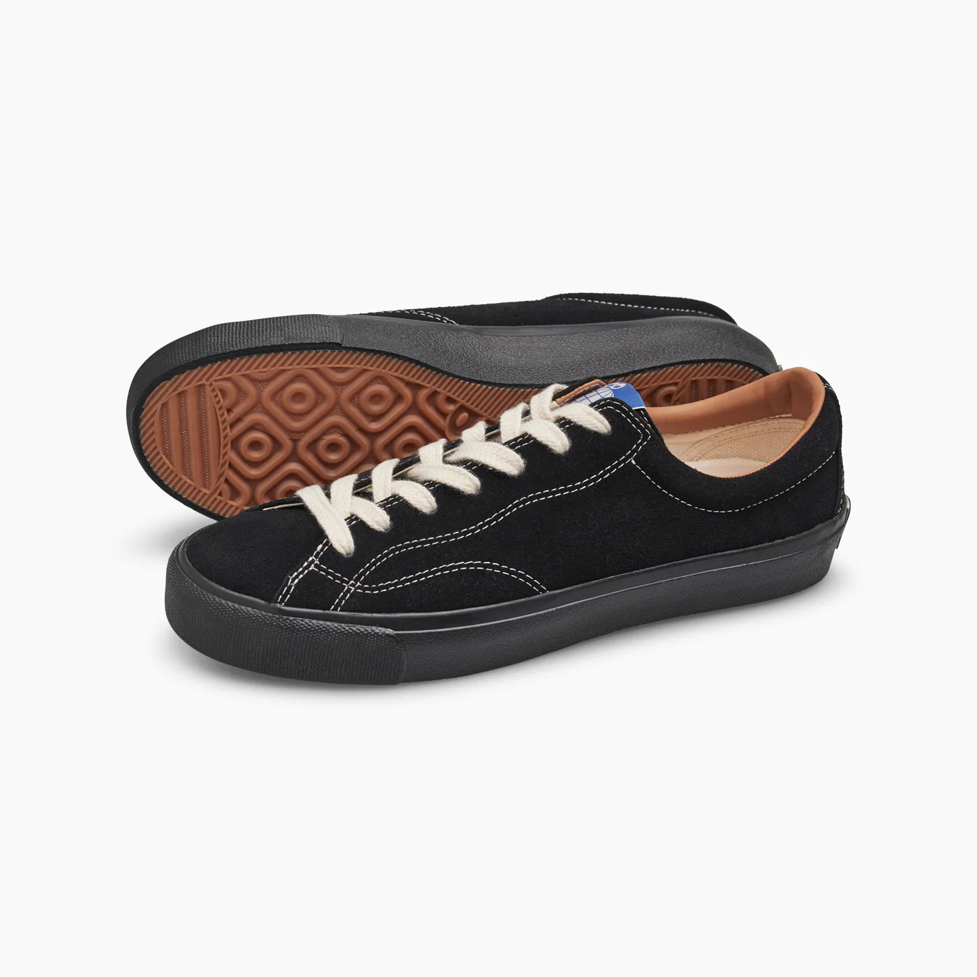 Last Resort VM003 LO Suede Shoe in Black White and Black