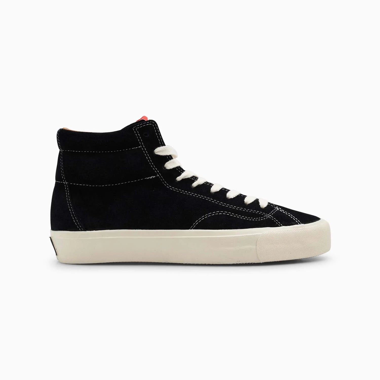 Last Resort AB VM003 Hi Suede Skate Shoe in Black and White