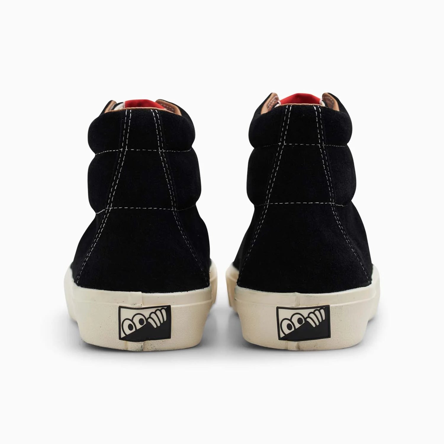 Last Resort AB VM003 Hi Suede Skate Shoe in Black and White - M I L O S P O R T