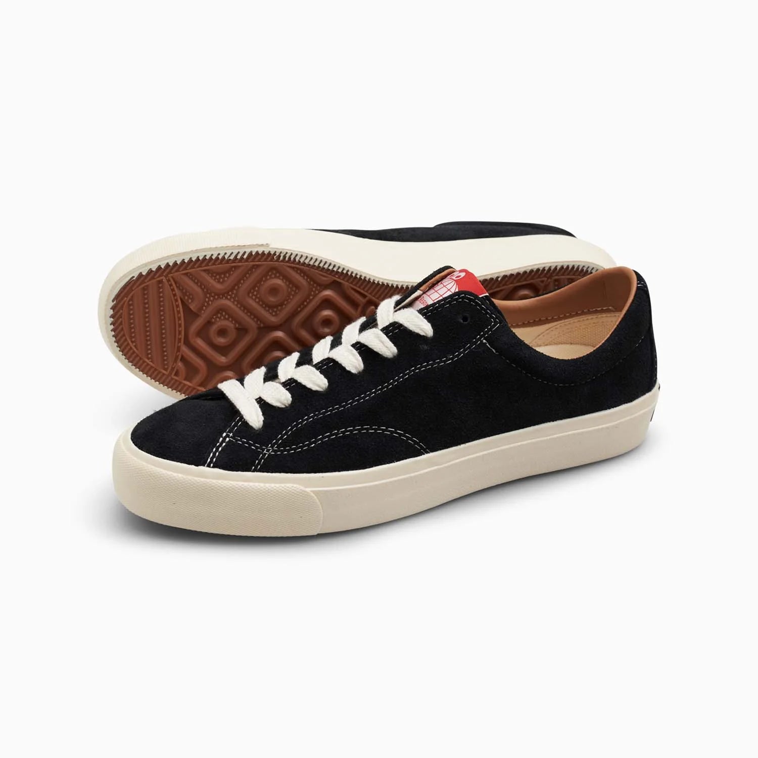 Last Resort VM003 LO Suede Shoe in Black and White
