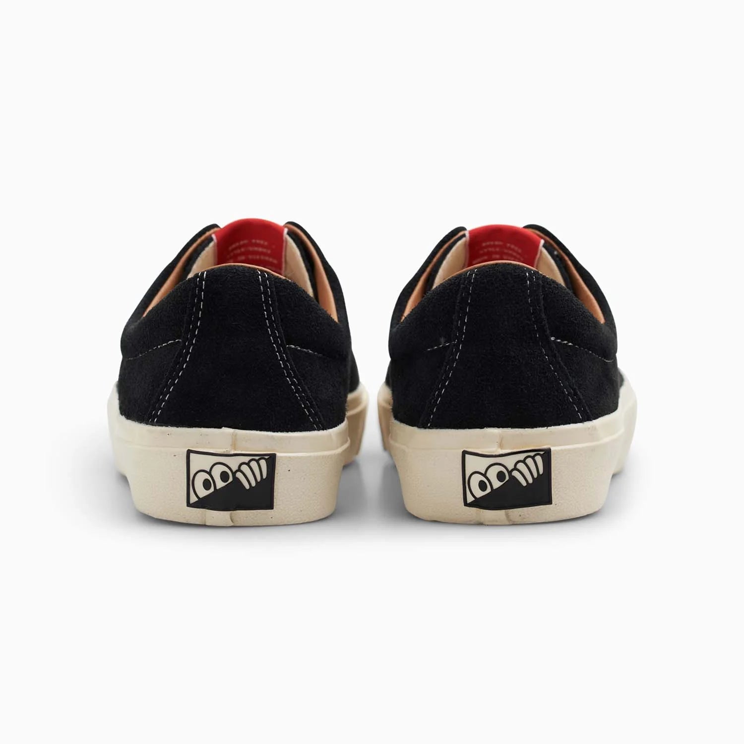 Last Resort VM003 LO Suede Shoe in Black and White