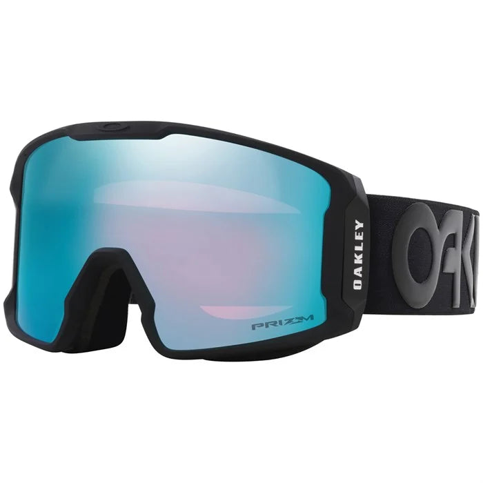 Oakley Line Miner L Snow Goggle in a Line Miner L B1B Blackout Frame with a Prizm Sapphire Iridium Lens