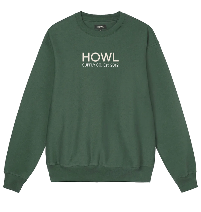 Howl Logo Crew in Green 2024 - M I L O S P O R T