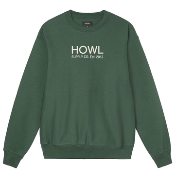 Howl Logo Crew in Green 2024