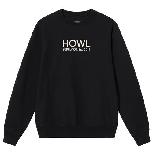 Howl Logo Crew in Black 2024 - M I L O S P O R T