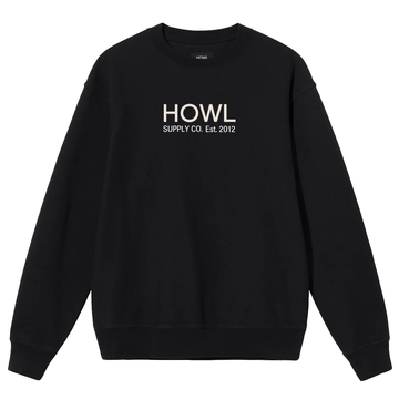 Howl Logo Crew in Black 2024