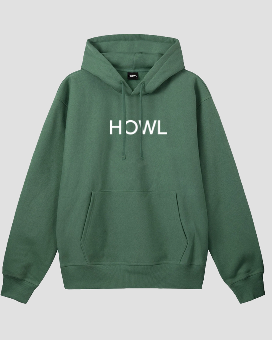 Howl Logo Hoody in Green 2024