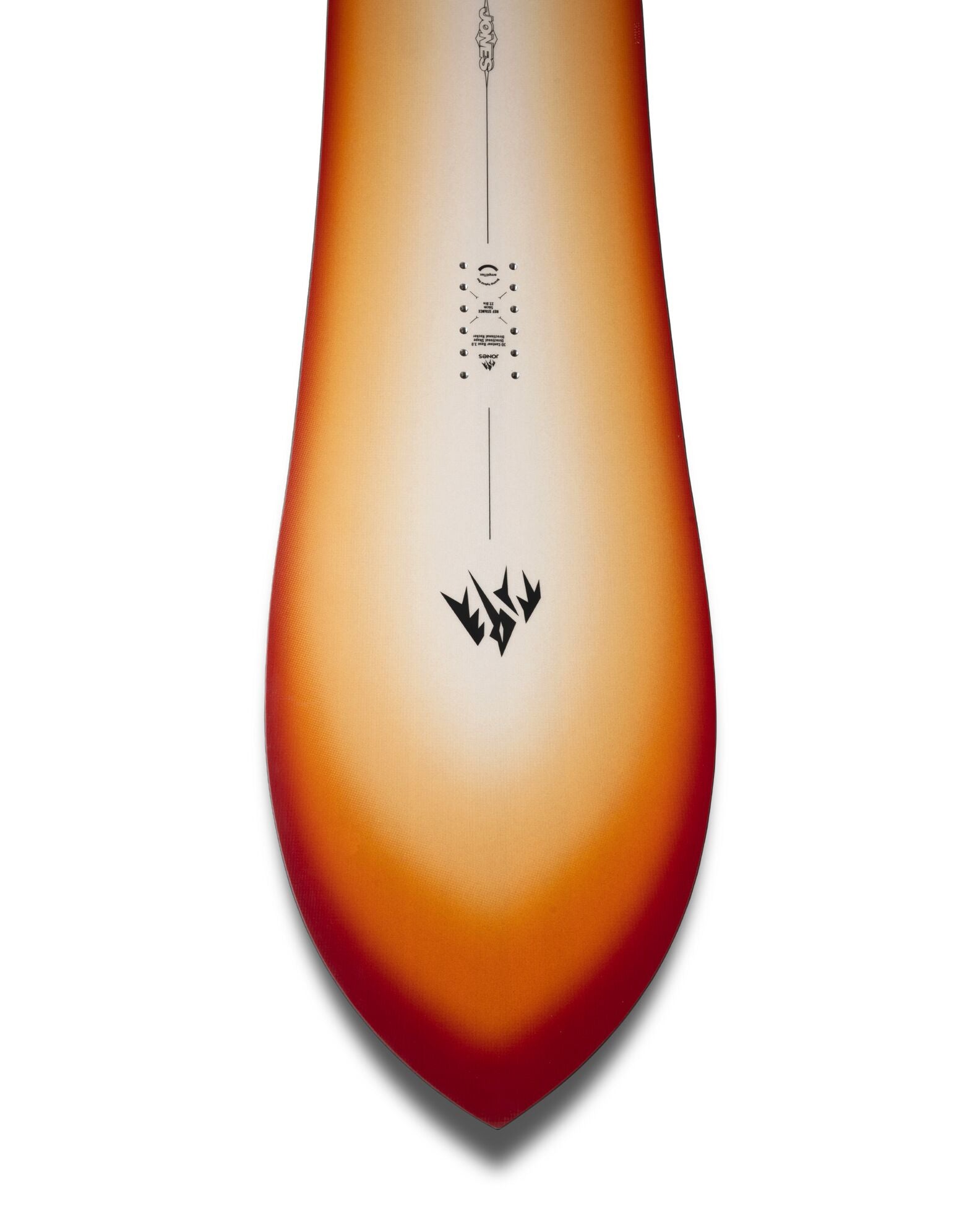Jones Storm Chaser snowboard for 2027, featuring a sleek design, ready for snowboarding adventures.