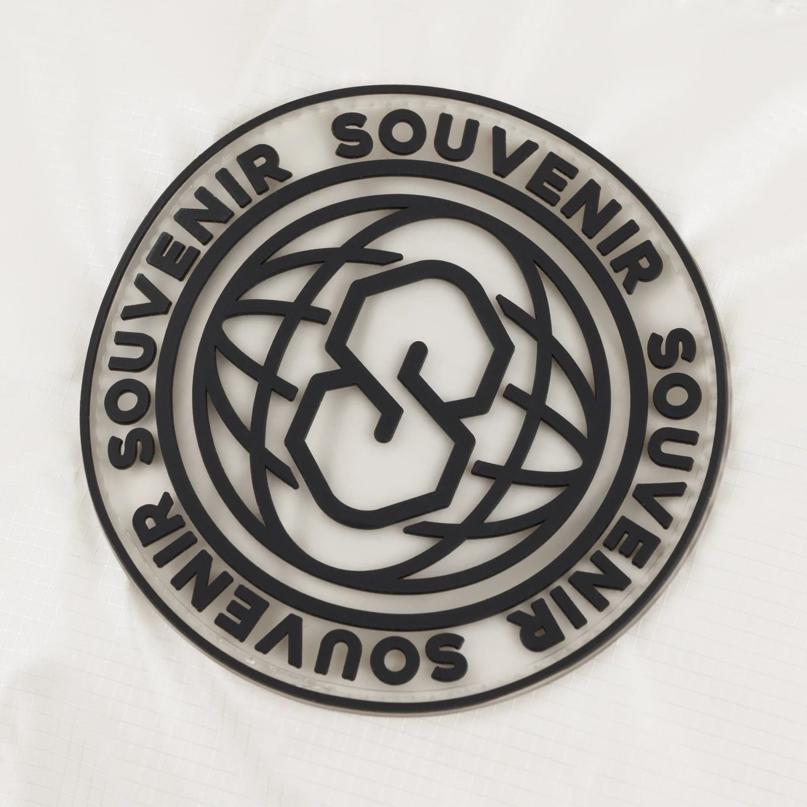 Close-up of the Souvenir Mountain Puffy 2026 patch featuring a detailed marshmallow mountain design.