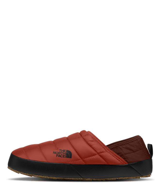 The North Face Mens ThermoBall Traction Mule V Slipper in Brandy Brown and Coal Brown 2024 - M I L O S P O R T