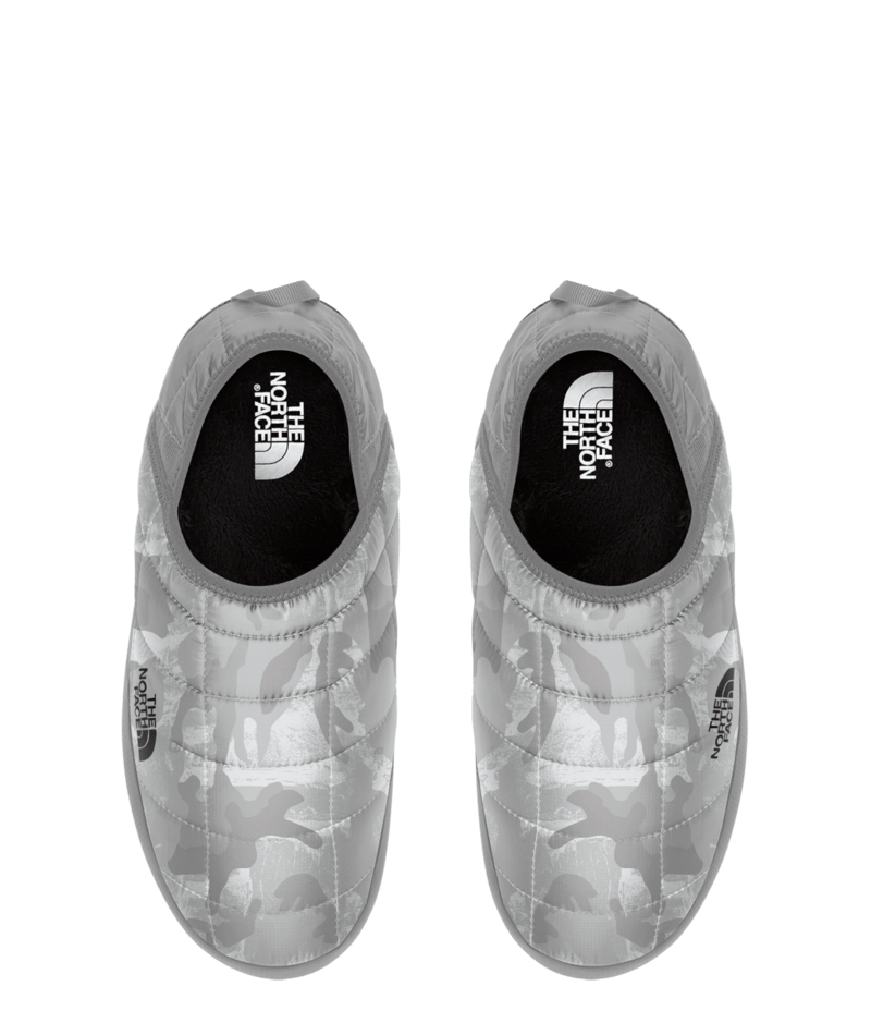 The North Face Mens ThermoBall Traction Mule V Slipper in Tin Grey TNF Camo Print and Meld Grey 2024 - M I L O S P O R T
