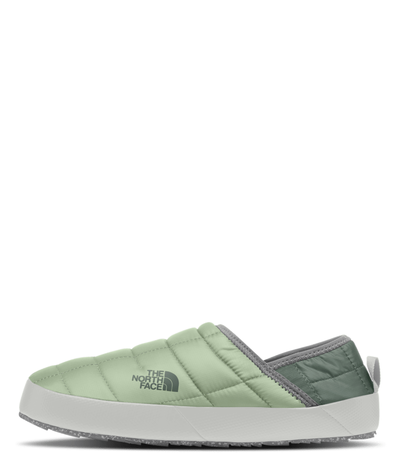 The North Face Womens ThermoBall Traction Mule V Slipper in Misty Sage and Dark Sage 2024