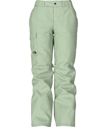 The North Face Womens Freedom Insulated Snow Pant in Misty Sage 2024