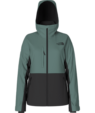 The North Face Womens Freedom Stretch Snow Jacket in Dark Sage and TNF Black 2024