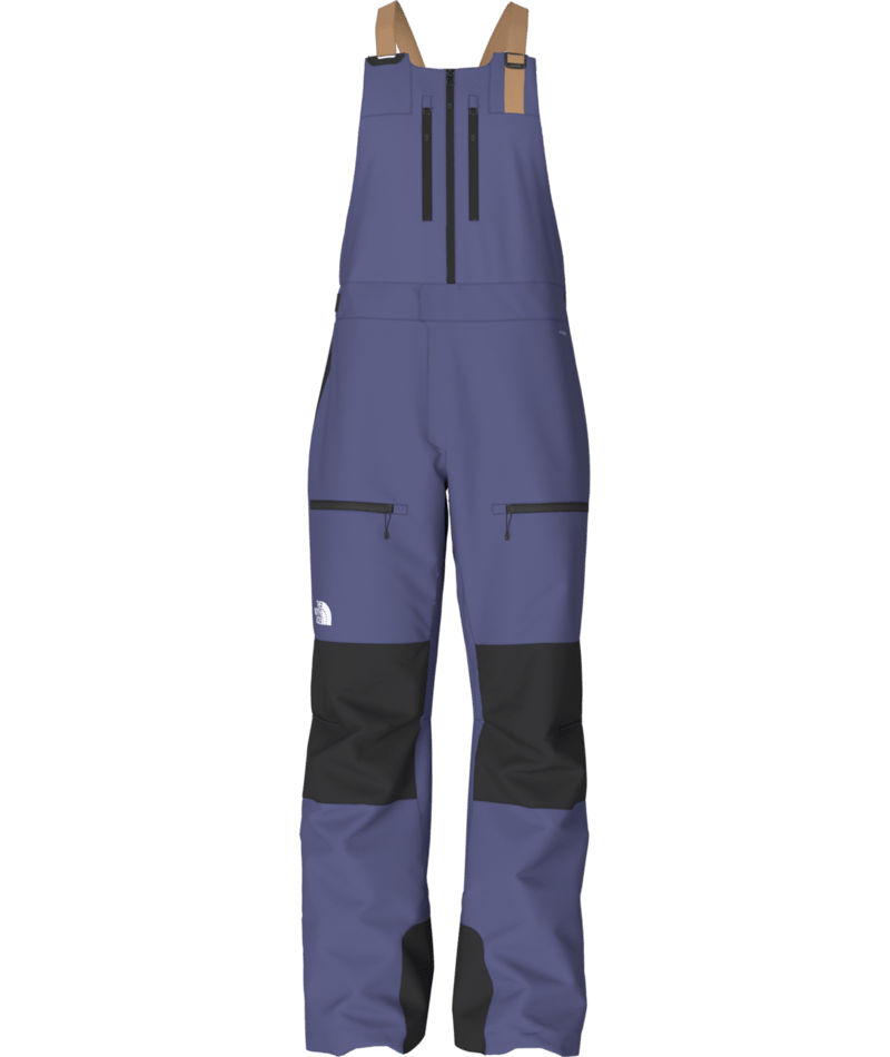 The North Face Mens Ceptor Bib Snow Pant in Cave Blue and TNF Black 2024 - M I L O S P O R T