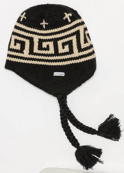 Autumn Niseko Earflap Beanie in Black 2024 - M I L O S P O R T