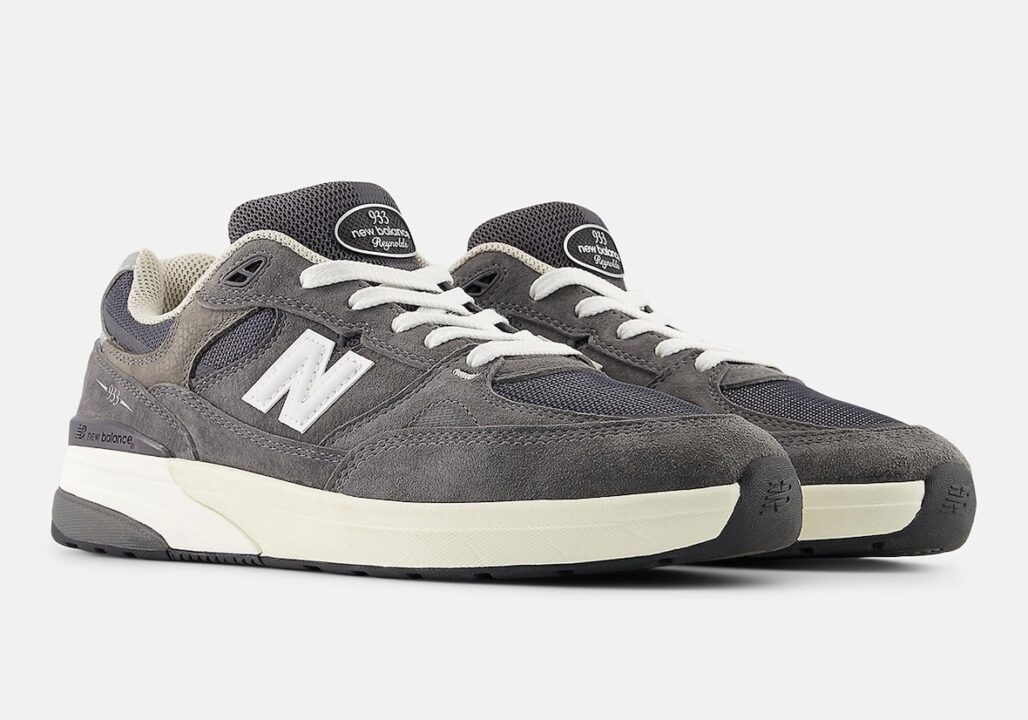 New Balance Numeric 933 Andrew Reynolds in Grey and White