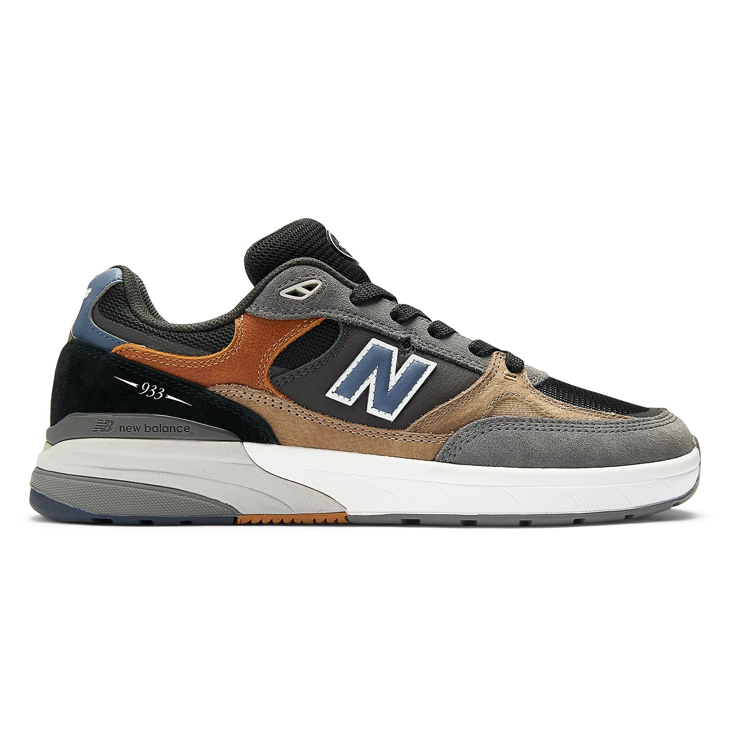 New Balance Numeric 933 Andrew Reynolds Skate Shoe in Castlerock and Vintage Indigo