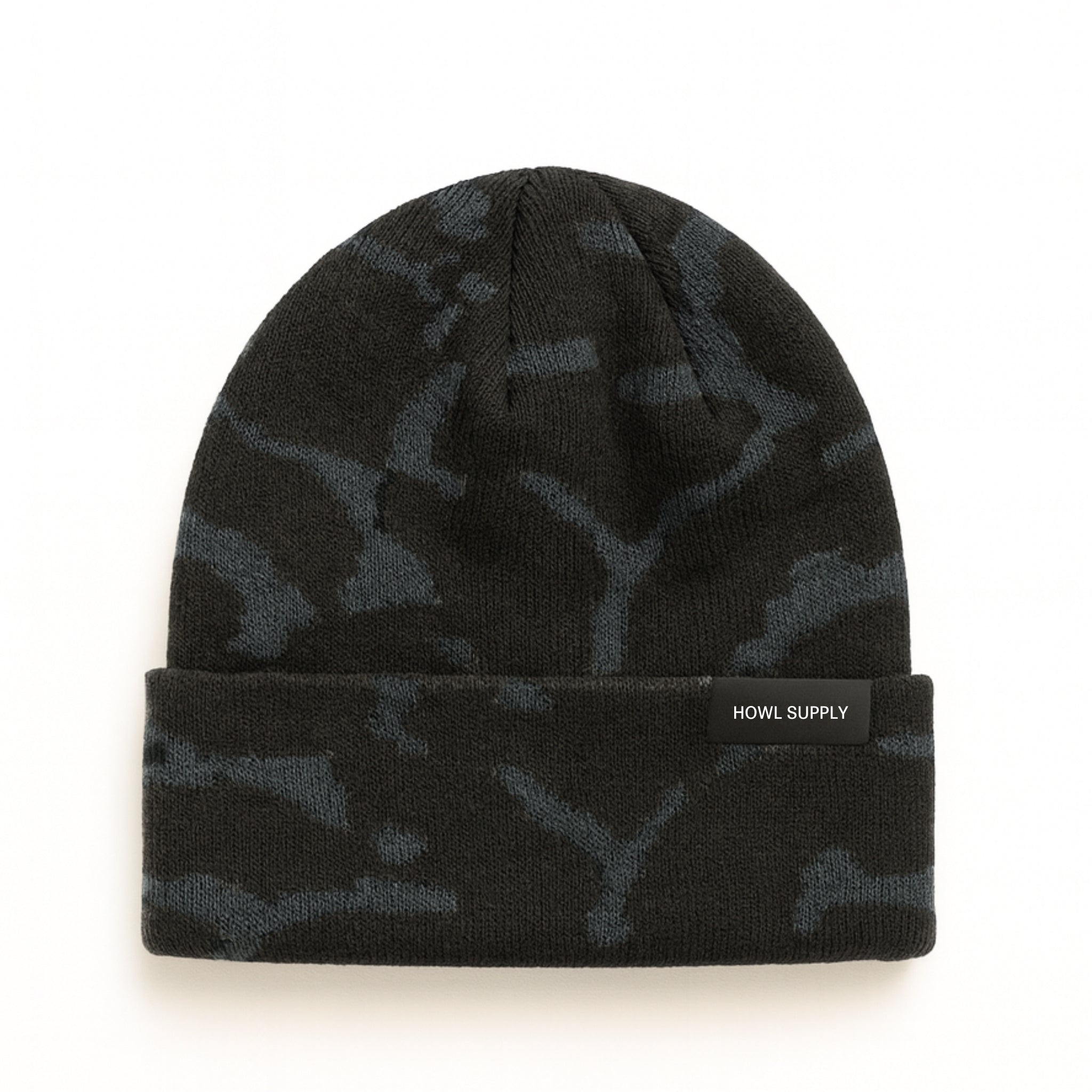 Black Howl Paragon Beanie 2027, unisex knit hat with ribbed design, suitable for men and women.
