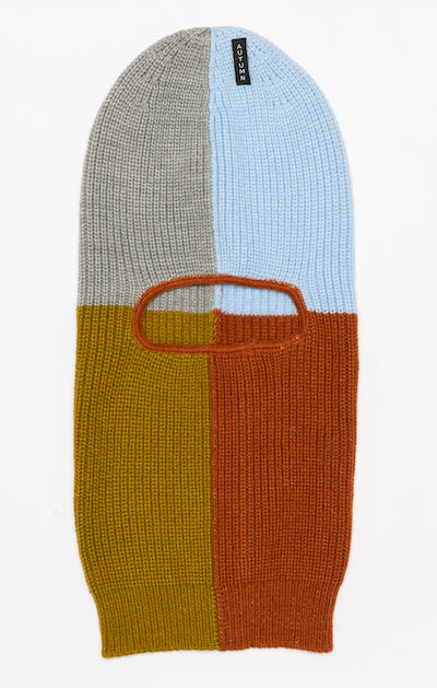 Autumn Patchwork Balaclava  in Desert 2024