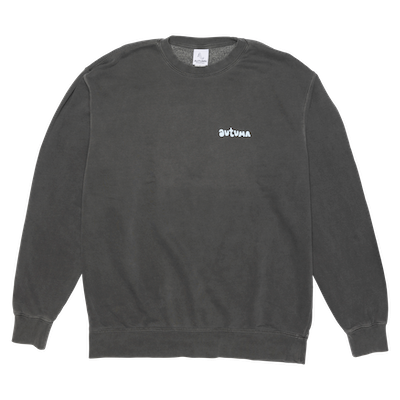 Autumn Peak Plant Crewneck Sweatshirt in Pigment Black 2024 - M I L O S P O R T