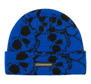 Corduroy Pile Beanie in Blue 2024