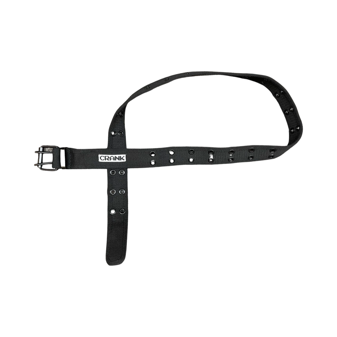 Crank Goods Two Hole Belt in Black - M I L O S P O R T