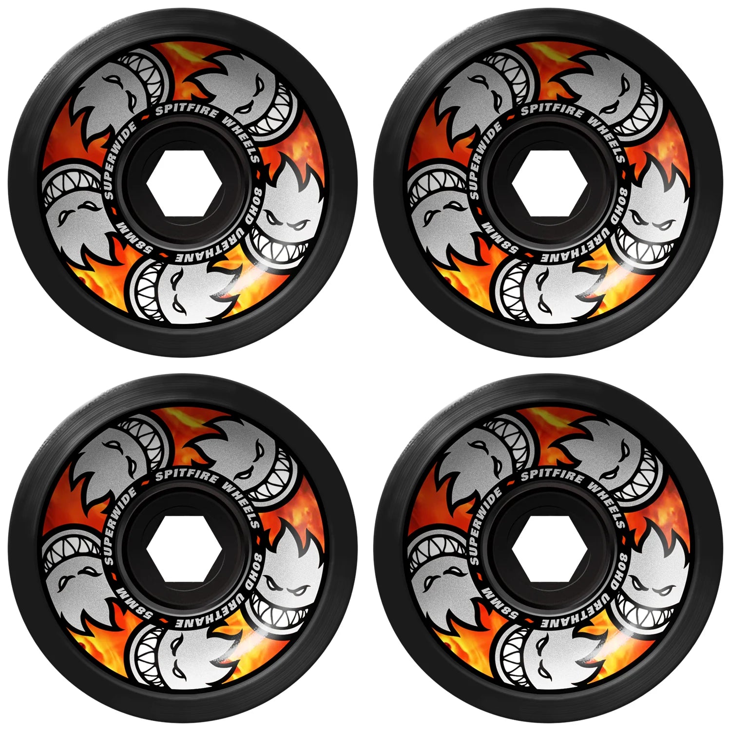 Spitfire 80HD Superwide Multiball Wheels