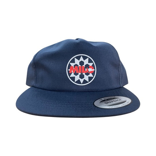 Milosport Brighton Snapback Hat in Navy - M I L O S P O R T