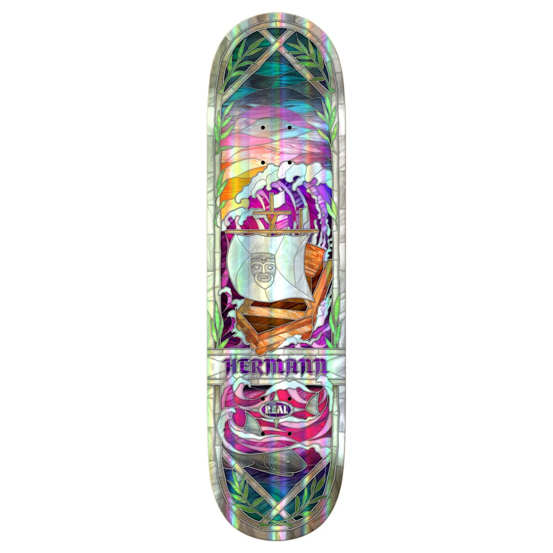 Real Herman HL RNB Cathedral Skateboard Deck in 8.38