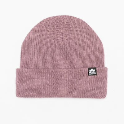 Autumn Simple Beanie in Mauve 2024