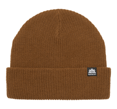 Autumn Simple Beanie in Work Brown 2024 - M I L O S P O R T