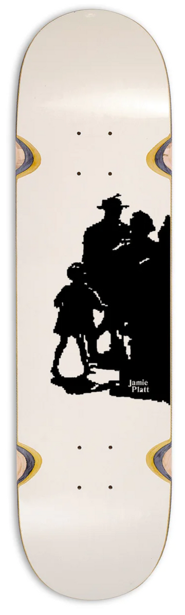 Polar Skate Co Jamie Platt Painting from School Deck Wheel Well