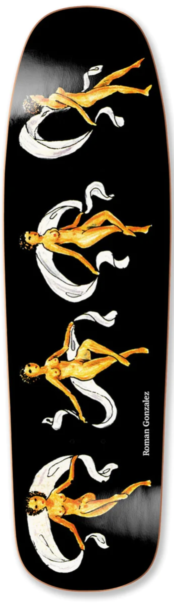 Polar Skate Co Roman Gonzalez Dancing Lady Deck (Black) 1992 - M I L O S P O R T