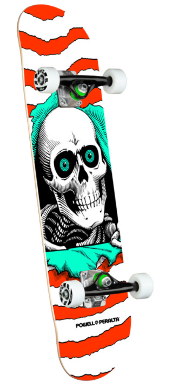 Powell Peralta Ripper One Off Orange Birch Complete Skateboard 7 x 28 - M I L O S P O R T