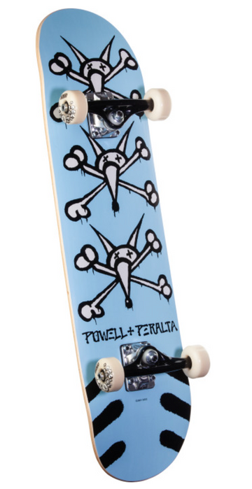 Powell Peralta Vato Rats One Off Light Blue Birch Complete Skateboard 8 x 31.45