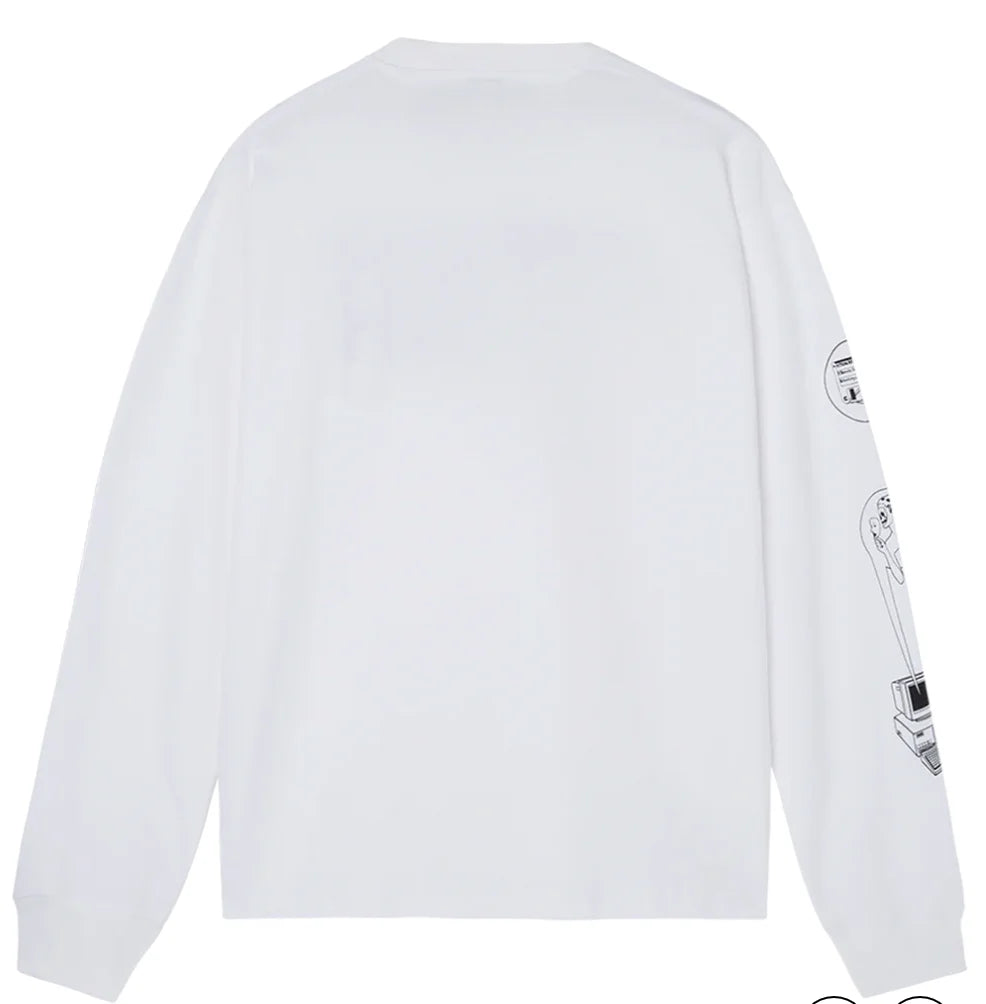 Capita Computer Long Sleeve T-Shirt 2026 snowboarding apparel, featuring a sleek design and snow-inspired graphics on the black fabric.