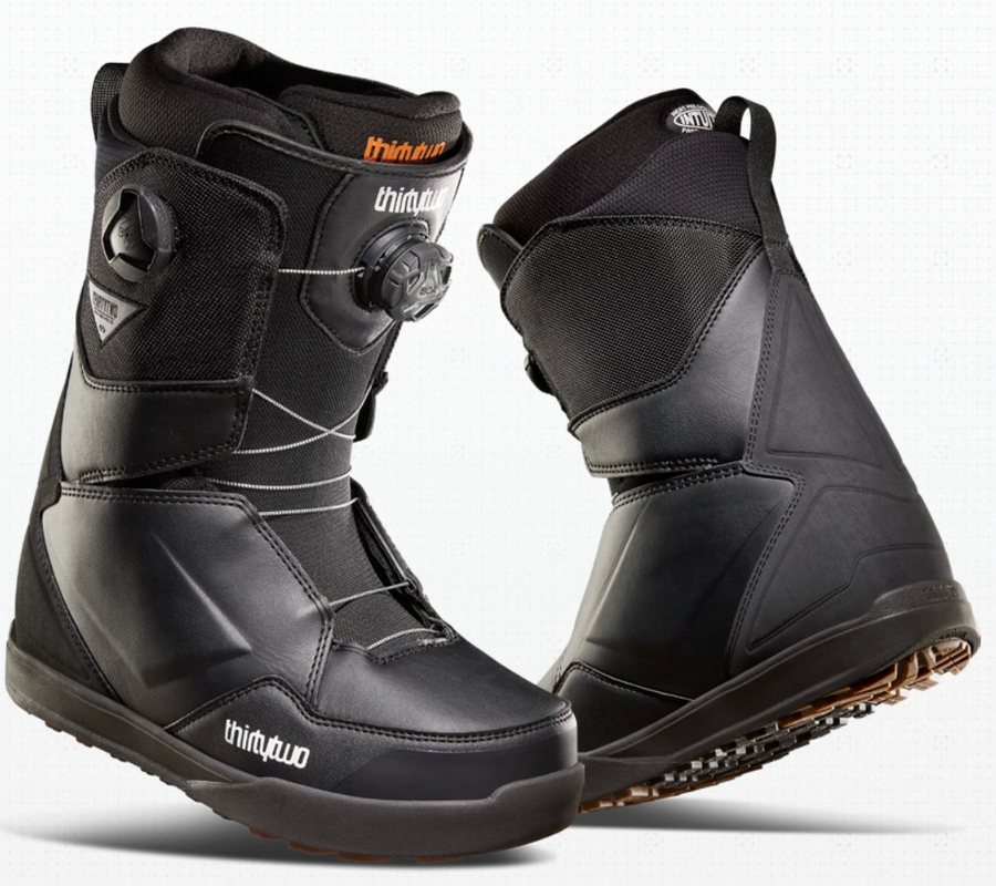 32 (Thirty Two) Lashed Double Boa Wide Quick Strike Snowboard Boots in Black 2024