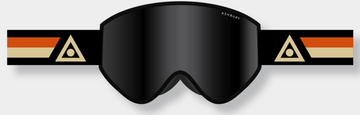 Ashbury A12 Kasper Snow Goggle with a Dark Smoke Lens and a Spare Yellow Lens
