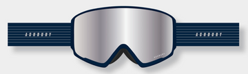 Ashbury Arrow Fielder Snow Goggle with a Silver Mirror Lens and a Spare Yellow Lens