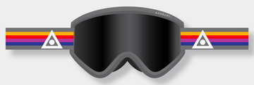 Ashbury Blackbird Eight Four Snow Goggle with a Dark Smoke Lens and a Spare Yellow Lens