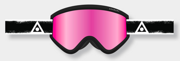 Ashbury Blackbird Mayday Snow Goggle with a Pink Mirror Lens and a Spare Yellow Lens