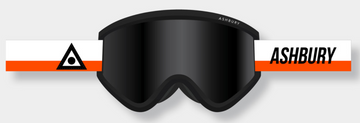 Ashbury Blackbird Skyhawk Snow Goggle with a Dark Smoke Lens and a Spare Yellow Lens