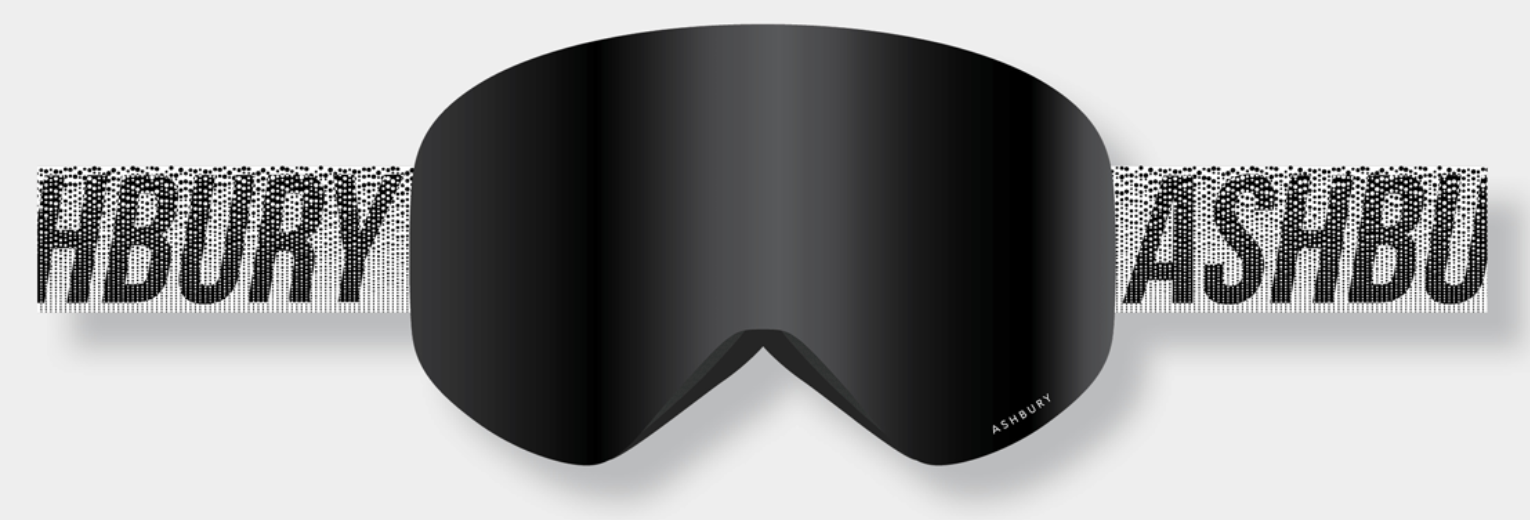 Ashbury Hornet Rio Snow Goggle with a Dark Smoke Lens and a Spare Yellow Lens - M I L O S P O R T